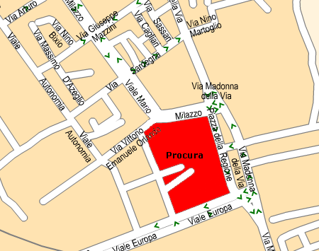 Mappa di Caltagirone